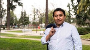 El microempresario y candidato por La Pintana, Guillermo Benavides